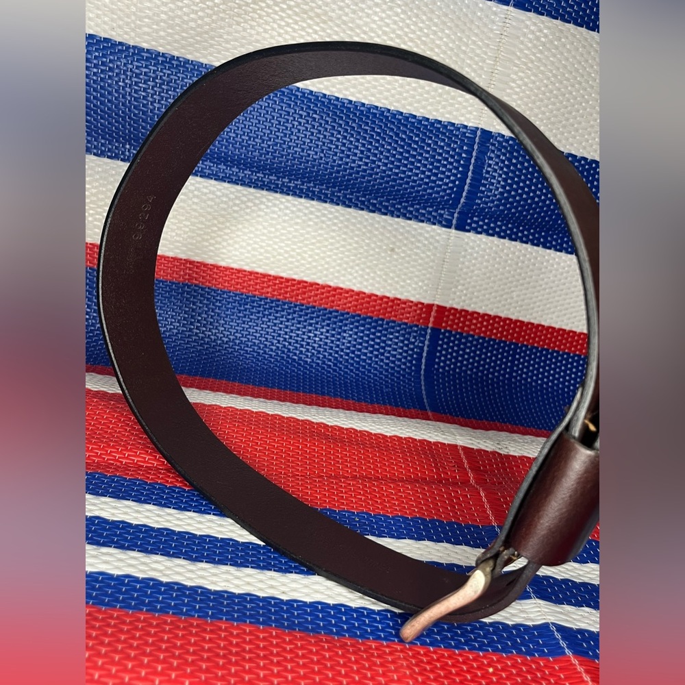 🥳✨ India Brown Genuine Leather Weatherproof Men's  Classic Elegant Vintage Belt - Picture 3 of 17